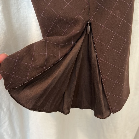 🤎Diane von Furstenberg split hem cropped trousers, women’s size 4 - Picture 6 of 10